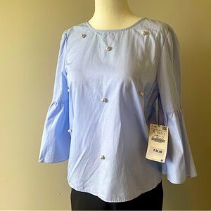 J Crew Pearl Blouse - NWT